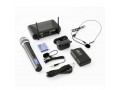 Micrófono Inalámbrico UHF (kit) Pyle PDWM3378 - Mano, Diadema y Solapa